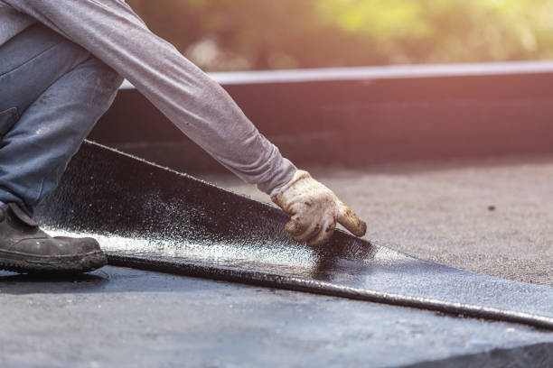 Professional Waterproofing technician working in Bentley, KS